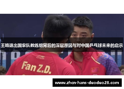 王皓退出国家队教练组背后的深层原因与对中国乒乓球未来的启示
