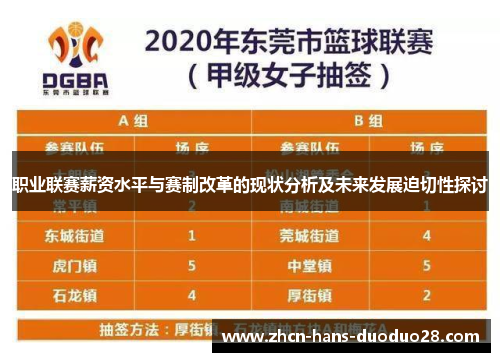 职业联赛薪资水平与赛制改革的现状分析及未来发展迫切性探讨
