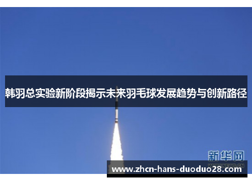 韩羽总实验新阶段揭示未来羽毛球发展趋势与创新路径 韩羽总实验新阶段揭示未来羽毛球发展趋势与创新路径